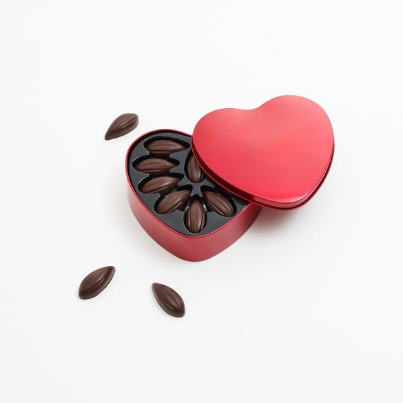 Hjerte med mintchokolade